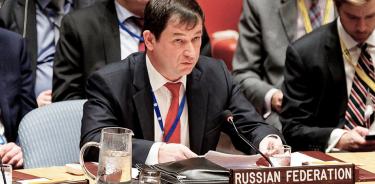 El embajador adjunto de Rusia ante Naciones Unidas, Dmitry Polyanskiy, en una imagen de archivo.