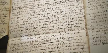 Detalle de una de las cartas de Cristobal Colón a los Reyes Católicos, datadas del año 1501 y que se han utilizado para la creación del primer NFT de la Casa de Alba.