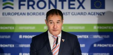 El ahora ex director ejecutivo de Frontex, Fabrice Leggeri, en una imagen de noviembre de 2017 en la sede del organismo en Varsovia, Polonia.