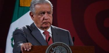Andrés Manuel López Obrador durante la conferencia matutina