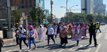 Marcha de la Dignidad Nacional: Madres buscando a sus hijas e hijos, verdad y justicia.