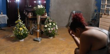 Funeral de una de las periodistas asesinadas