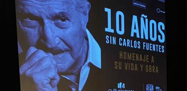 El homenaje a Carlos Fuentes en el MUAC.