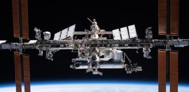La Estación Espacial Internacional .