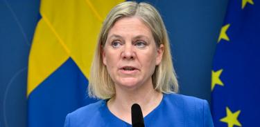 La primera ministra sueca, la socialdemócrata Magdalena Andersson