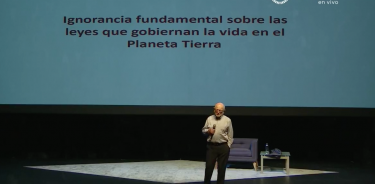 José Sarukhán ofreció la conferencia “Cambio ambiental global: Retos y posibilidades” en el primer día del festival.