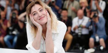 Valeria Bruni Tedeschi en la presentación de su filme en Cannes.