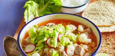 El pozole mexicano.