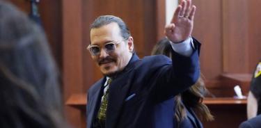 El actor Johnny Depp durante el juicio por difamación contra su ex esposa. Foto: