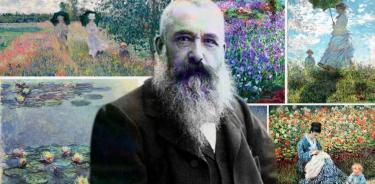 El pintor Claude Monet.