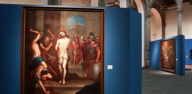Algunas de las obras de la exposición “Joyas de la Pinacoteca de La Profesa. Dos congregaciones y una colección”.