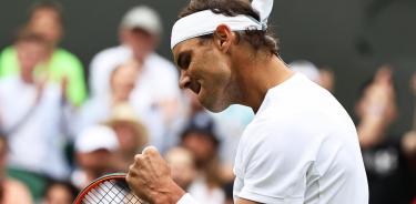 Pese a estar lesionado, Rafael Nadal avanzó a las semifinales en el torneo de Wimbledon