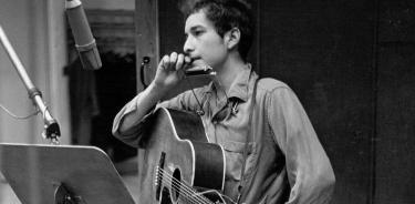 Bob Dylan en 1961.