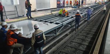 Preparan ampliación de anden en Metro Balderas