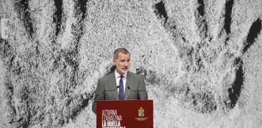Felipe VI en el homenaje a Miguel Ángel Blanco en Ermua (País Vasco)