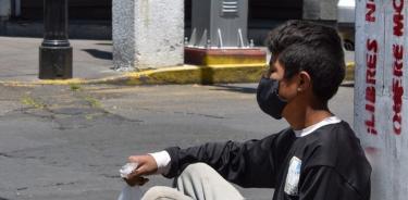 Un niño en calles del Estado de México