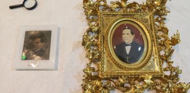 Los dos retratos de Juárez que resguarda el Museo Nacional de Historia.