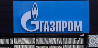 Una oficina de Gazprom en San Petersburgo, Rusia, vista el 21 de julio de 2022.