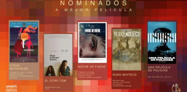 Los nominados a la Mejor Película.