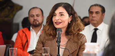 Laura Ballesteros, secretaria de SEDUSO Monterrey
