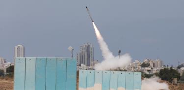 Lanzamiento de misiles isralíes contra blancos de la Yihad Islámica en Gaza/