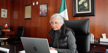 Olga Sánchez Cordero, presidenta del Senado