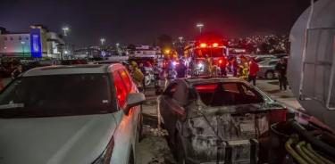 Grupos del crimen organizado generaron 30 incendios de vehículos