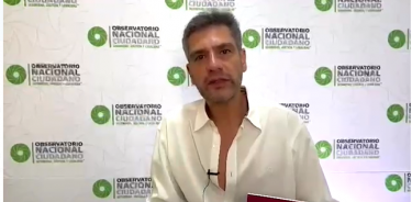 Francisco Rivas, director general del Observatorio Nacional Ciudadano, criticó que el subsecretario de Seguridad haga campaña electoral cuando el país 
