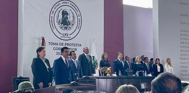 Julio Menchaca rindió protesta como gobernador de Hidalgo