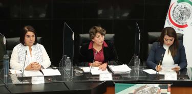 Delfina Gómez en Senado