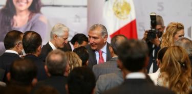 El titular de la Secretaría de Gobernación, César Augusto López, acudió en representación del Presidente de México, Andrés Manuel López Obrador, al Quinto Informe de Gobierno del gobernador del Estado de México, Alfredo del Mazo