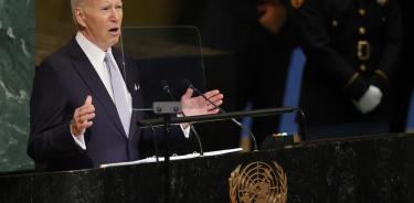 El presidente de EU, Joe Biden, en la Asamblea General de la ONU