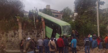 Camión ruta 69 deja 31 personas lesionadas