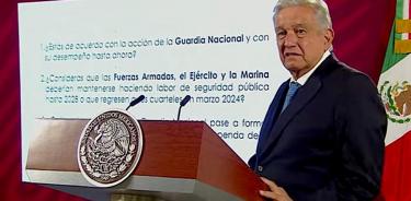 López Obrador en la mañanera