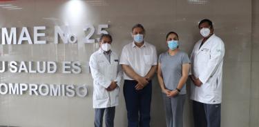 Donación cruzada en IMSS de Nuevo León, permitió salvar la vida a dos pacientes quienes ahora gozarán de una mayor calidad de vida.