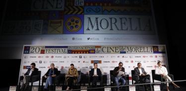 Imagen de la conferencia de prensa del Festival Internacional de Cine de Morelia.