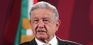 El presidente Andrés Manuel López Obrador en su conferencia desde palacio Nacional