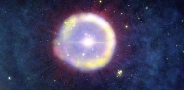 Estrella masiva de la Población III en el universo temprano.