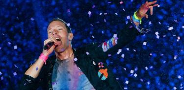 Chris Martin vocalista y líder de la banda británica Coldplay