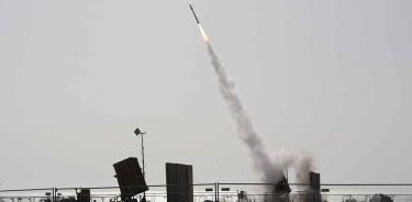 Disparo de un misil como parte del sistema de defensa antiaérea israelí Cúpula de Hierro, en una imagen de archivo.