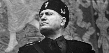 El dictador fascista Benito Mussolini.