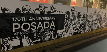 La muestra sobre el grabador mexicano José Guadalupe Posada en el Rockefeller Center, en Nueva York.