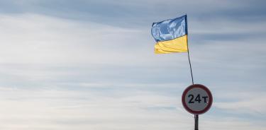 Bandera de Ucrania durante la guerra