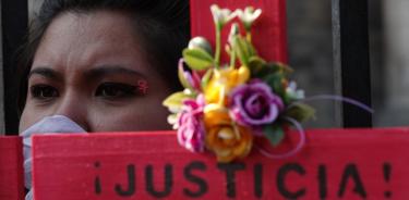 Protesta para exigir justicia por feminicidios en México