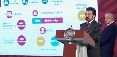 Durante su intervención en la conferencia mañanera encabezada por el presidente de México, Andrés Manuel López Obrador, el director general del IMSS, destacó los avances del programa IMSS-Bienestar