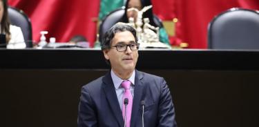 Erasmo González, presidente de la Comisión de Presupuesto y Cuenta Pública, presentó la reforma para usar recursos del FEIP.