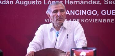 Adán Augusto López Hernández, secretario de Gobernación, en el Congreso de Guerrero/CUARTOSCURO/