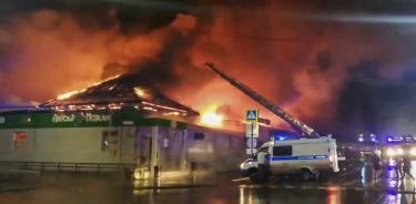 Trece muertos al incendiarse un club nocturno en Rusia