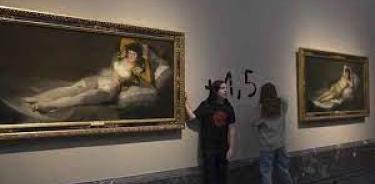 El ataque a majas de Goya.