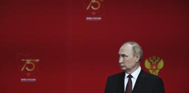 Vladímir Putin atiende un acto en Moscú el miércoles 9 de noviembre de 2022.